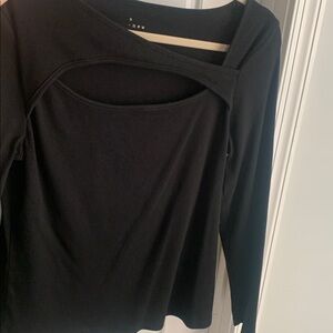 A New Day Black Knit Top